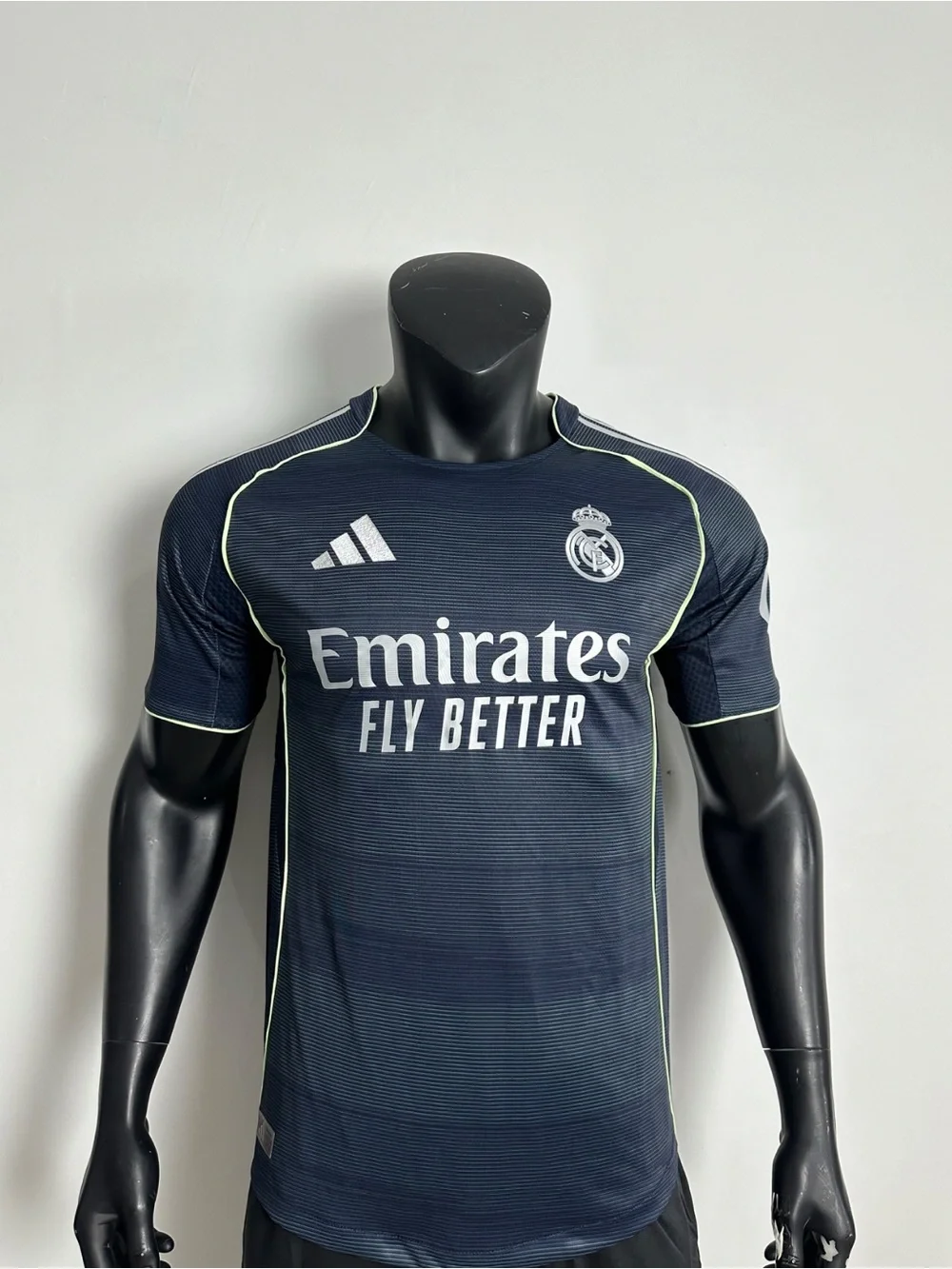 adidas Navy Real Madrid Training Jersey with White Logos